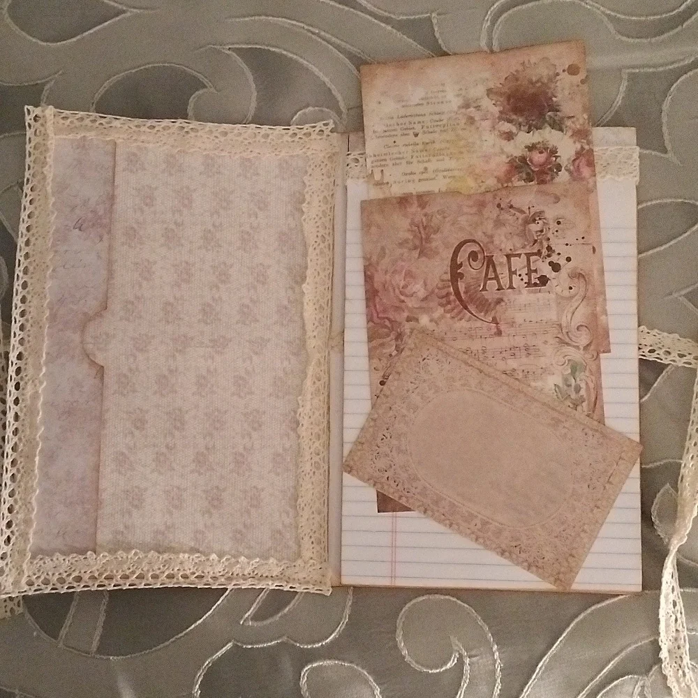 ⚜️ Vintage Inspired Handmade Notebook